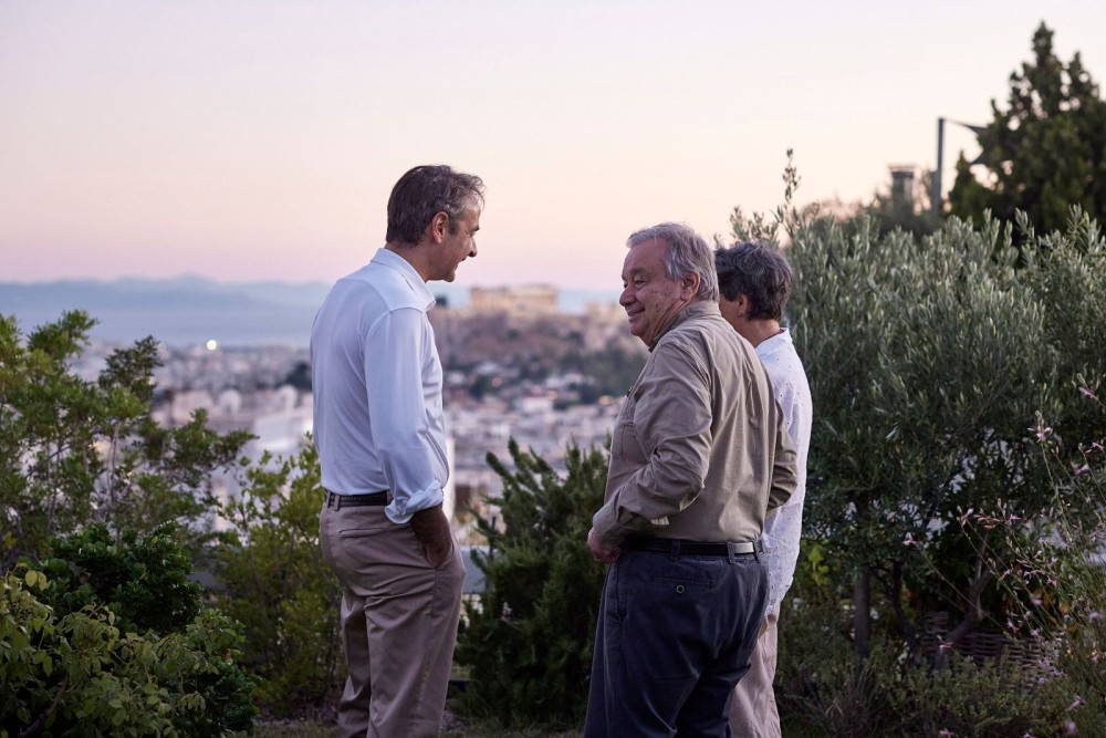 Συνάντηση Μητσοτάκη- Γκουτιέρες στην Αθήνα